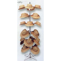 Promotional Quality Revolving Floor Hat Display Rack